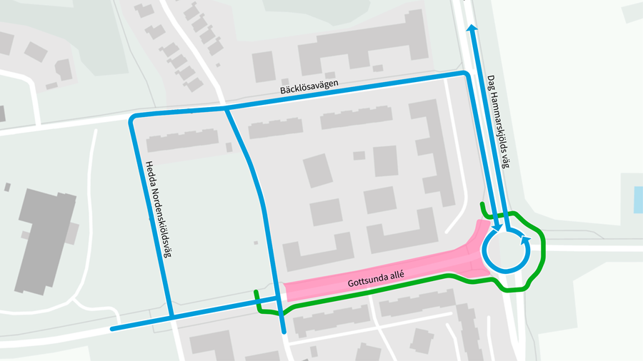 Avstängning av Gottsunda allé