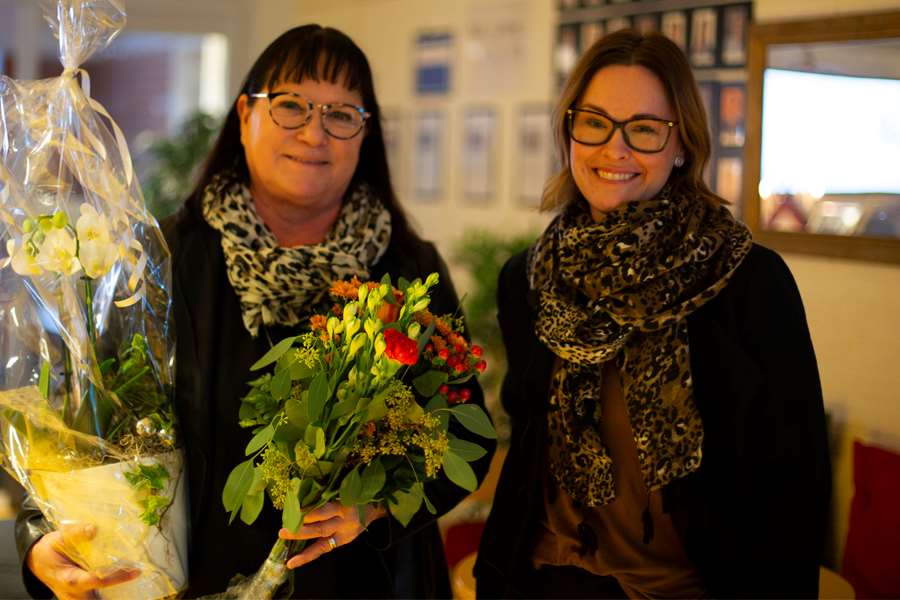 Vinnaren tar emot priset