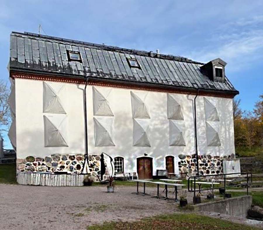 Ulva kvarn under renovering.