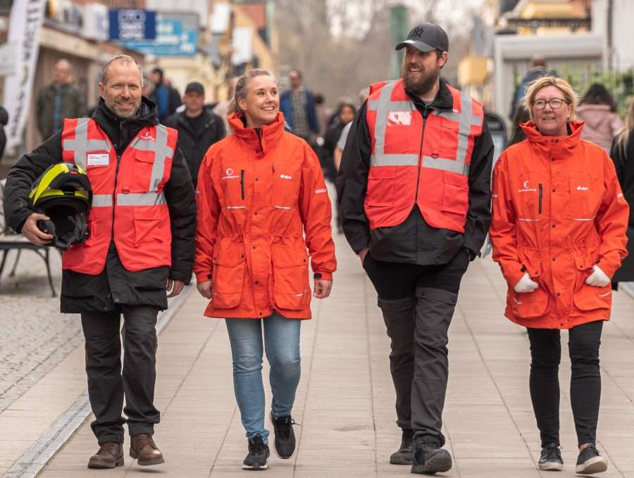 4 nattvandrare på stan