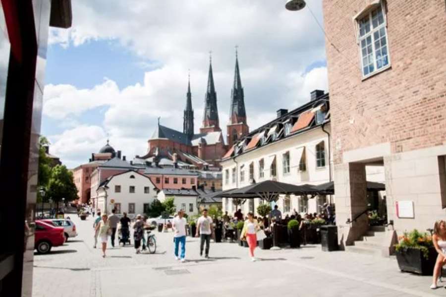 Gamla torget i Uppsala