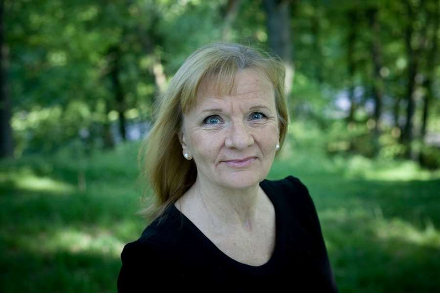 Författaren Aino Trosell får årets stipendium till Jan Fridegårds minne. Foto: Cato Lein, Norstedts förlagsgrupp