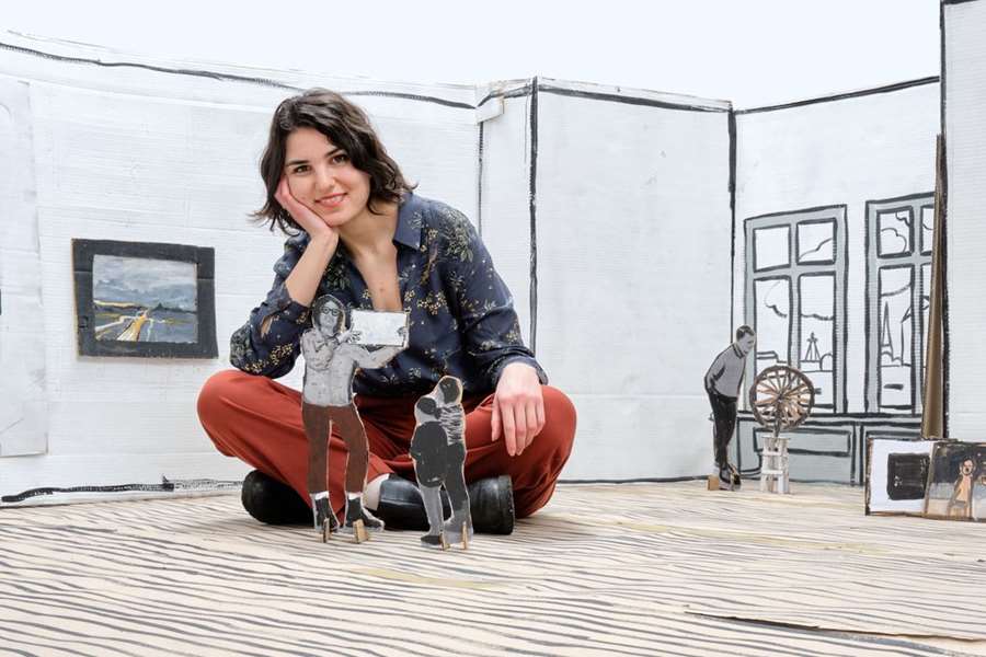 Lilaf Ajjo är projektledare för Uppsala konstmuseums besök i Gottsunda.
