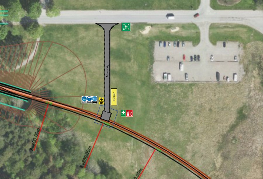 Visualisering av provpålning i Ultuna.