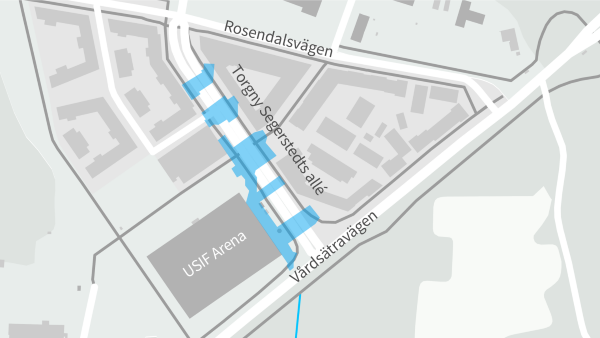 Rosendals arbetsområde