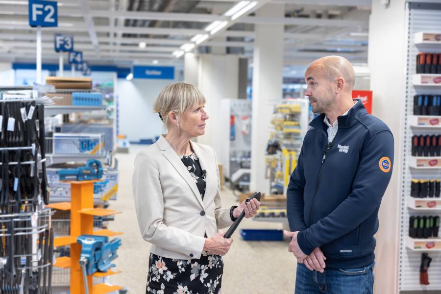 Företagsbesök på Maskin och verktyg