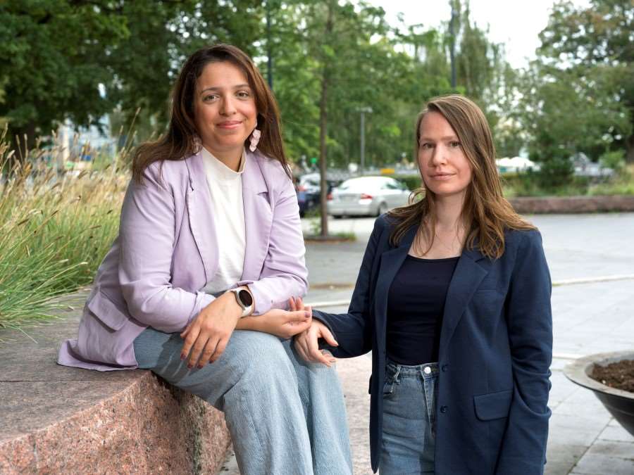 Mariana Elfving och Felicia Peterson är projektledare för ESF-projektet Yrkesvägledning för framtiden.