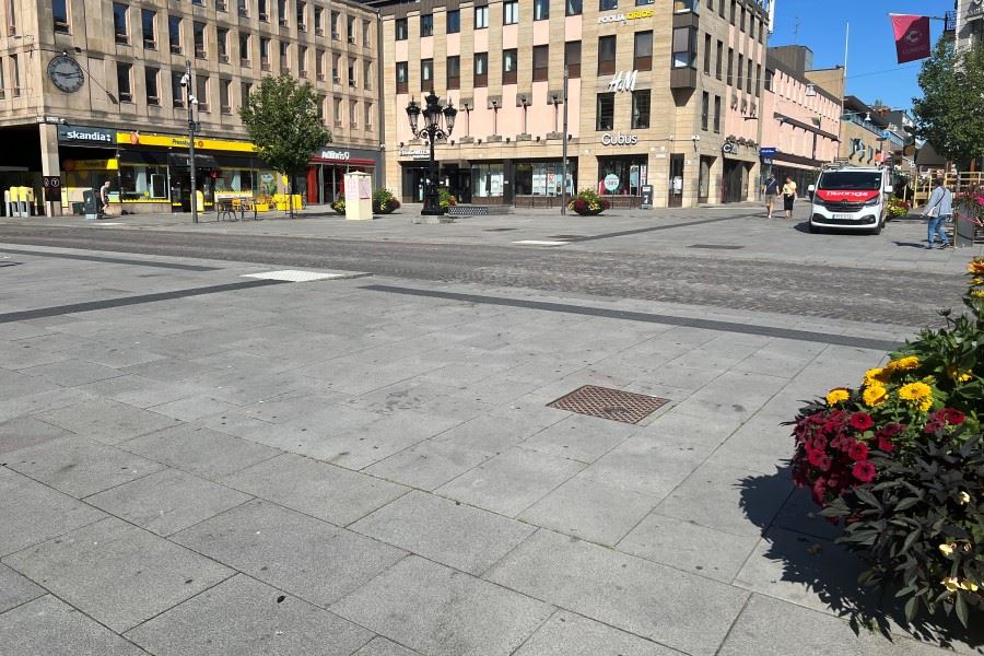 Stora torget i centrala Uppsala
