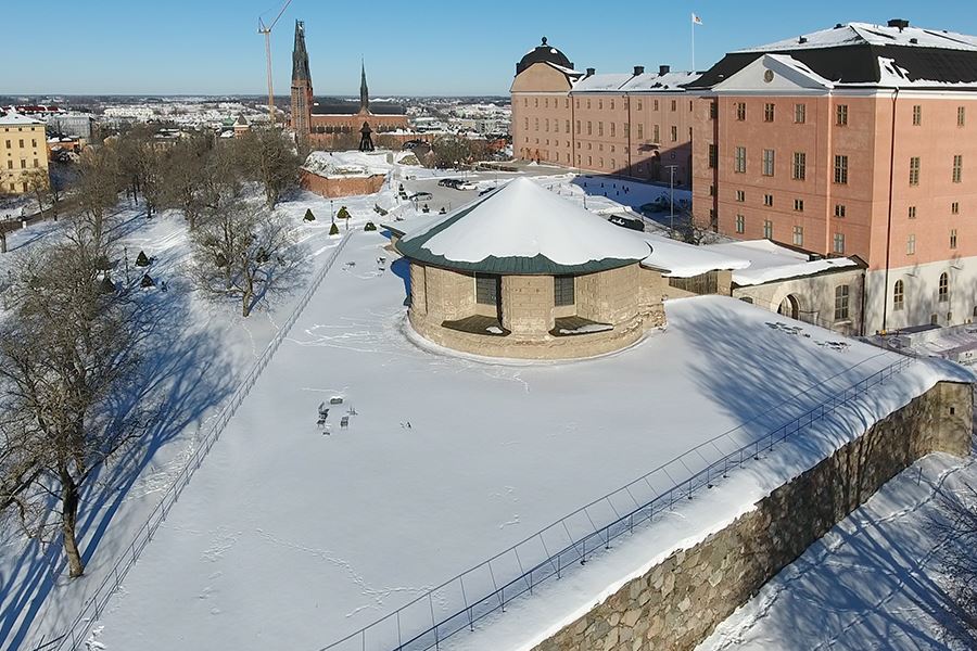 Visionsbild Uppsala konstmuseum. Södra bastionen