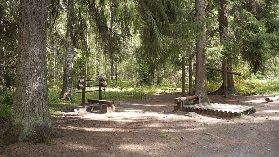 Utegym i Stadsskogen