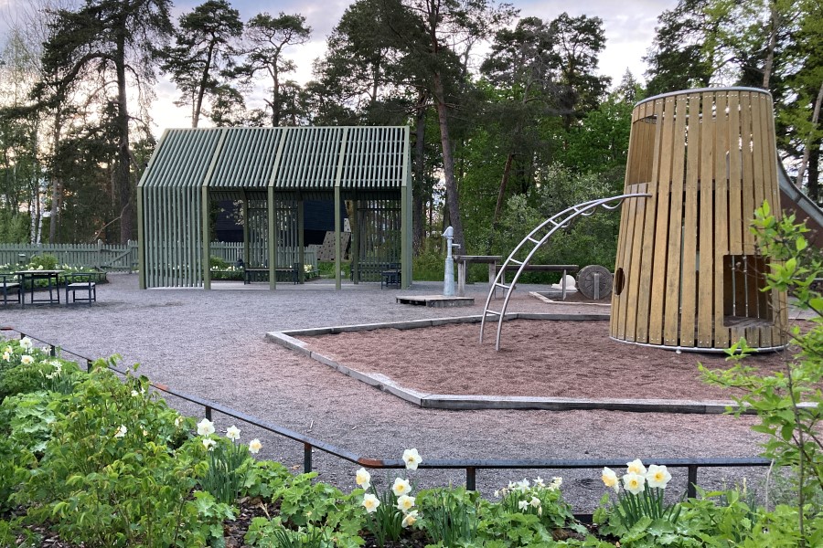 Siegbahnsparkens lekplats – Playground in Uppsala