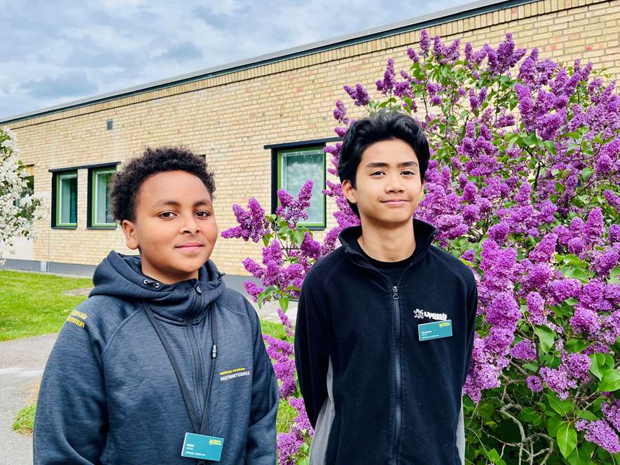 SAO-jobbarna Mabel Berhet och Phompiriya Manpain på UJC i Boländerna