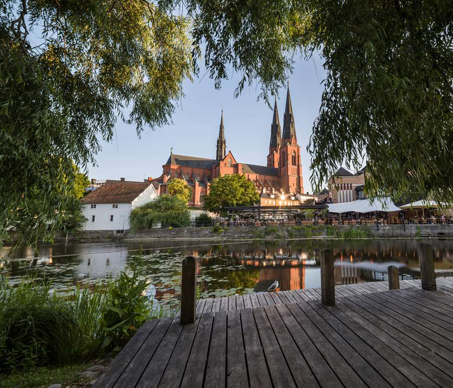 Vy från Uppsala