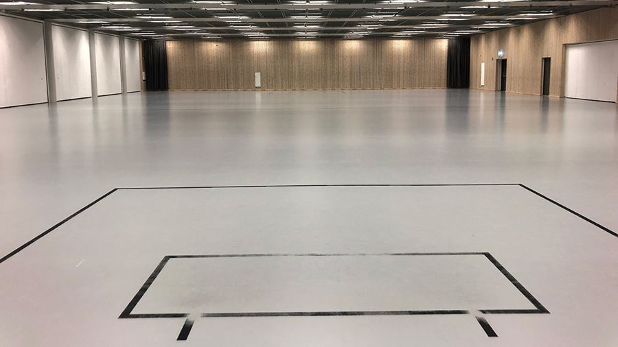 Fyrishov hall F från mitten