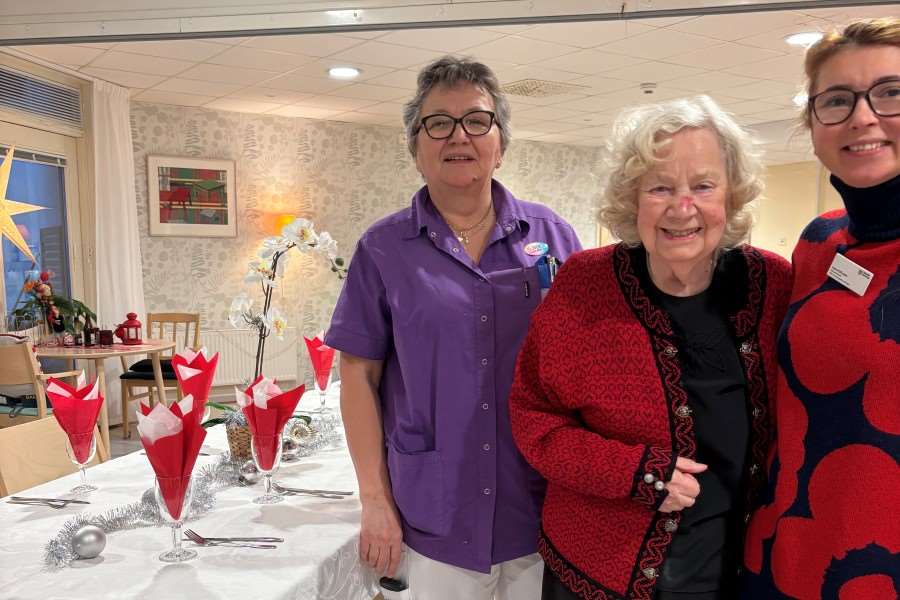 Kerstin med medarbetare