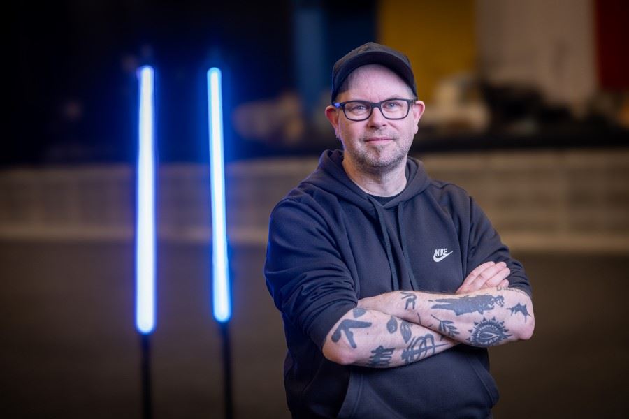 Porträtt på Erik Sjölander