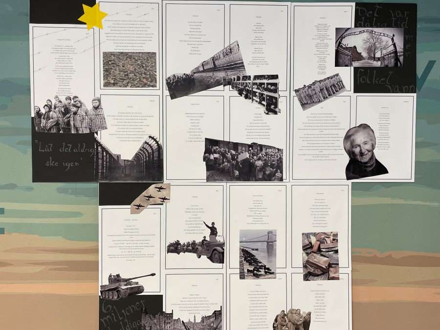 Utställning på Förintelsens dag på von Bahrs skola