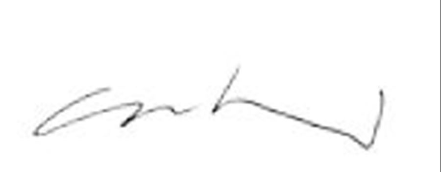 Claes Larssons signatur