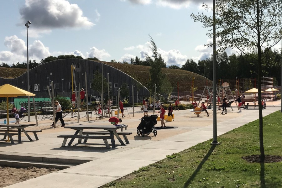 Solvallsparkens lekplats – Playground in Uppsala