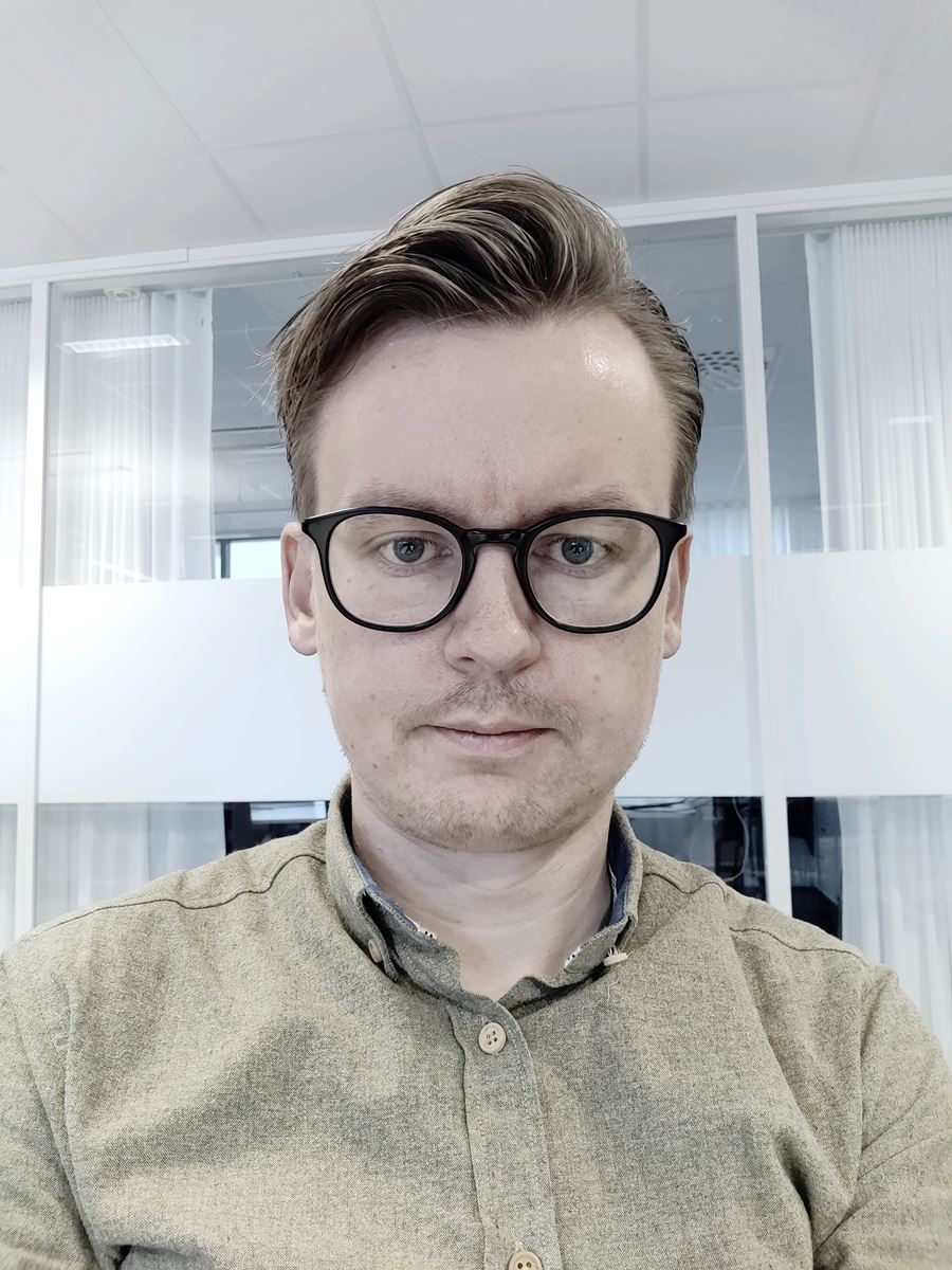 Porträtt av Anton Vikström. Fotografi.