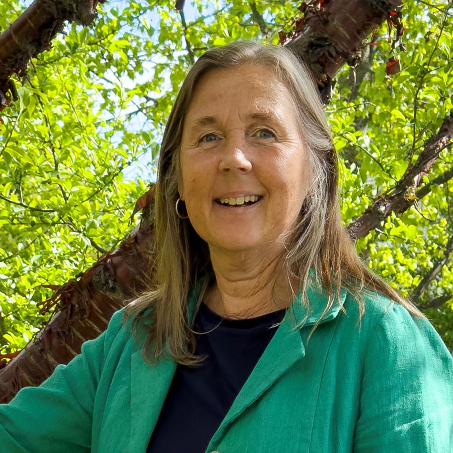 Porträtt Elisabet Jonsson. Fotografi.