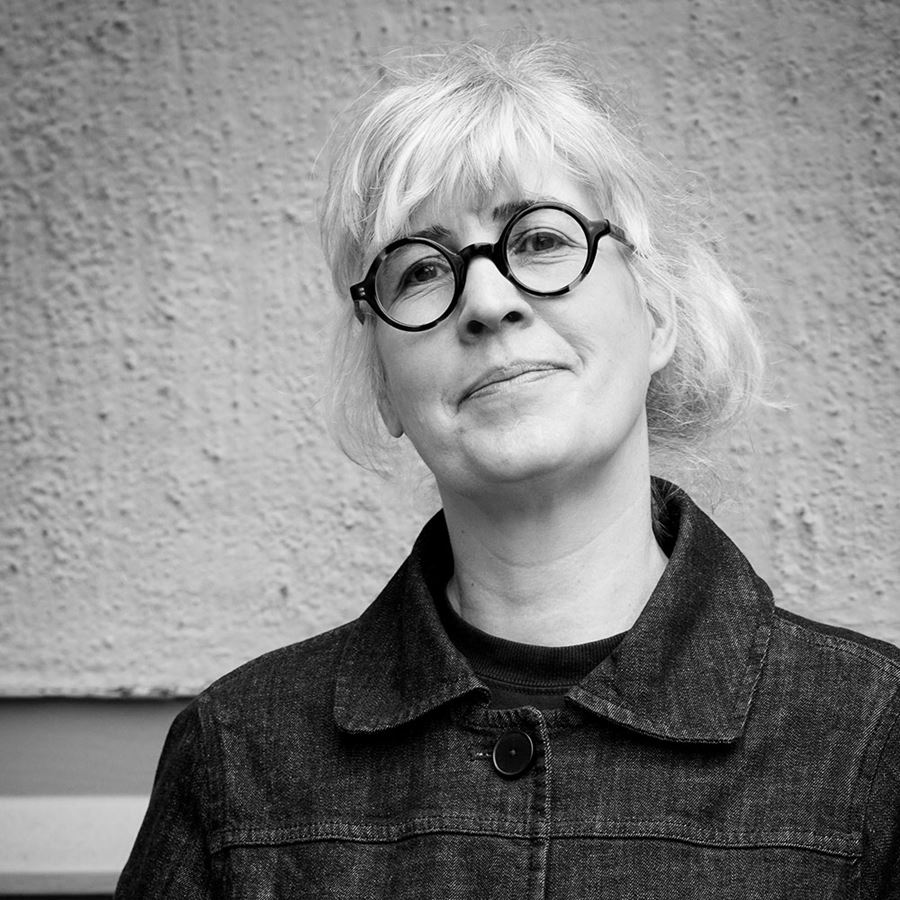 Porträtt av Ludmilla Larsson. Fotografi.