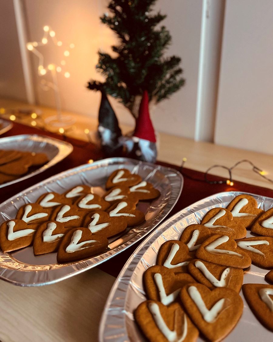 pepparkakor med ädelost