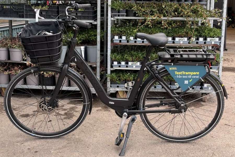 Bild på en elcykel