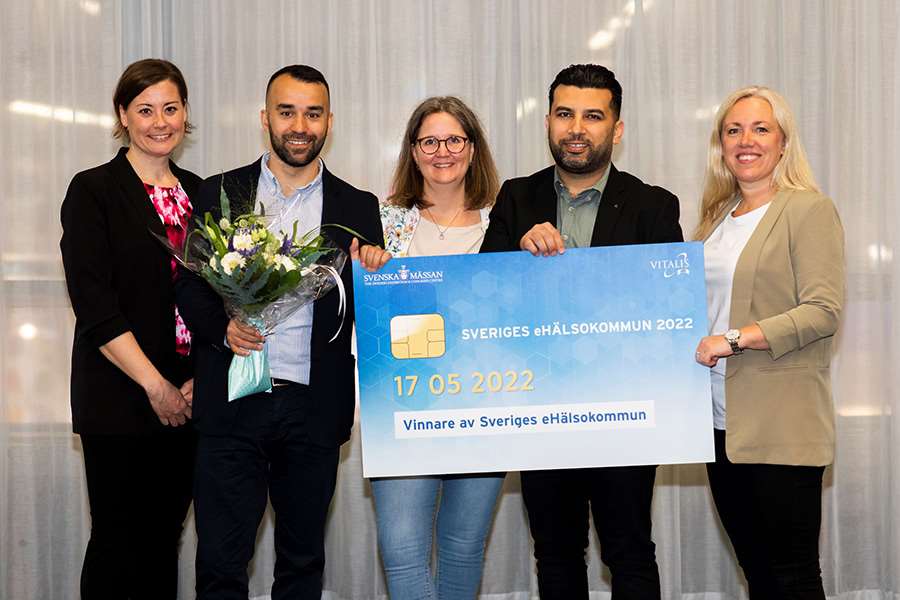 Glada representanter från Uppsala kommun