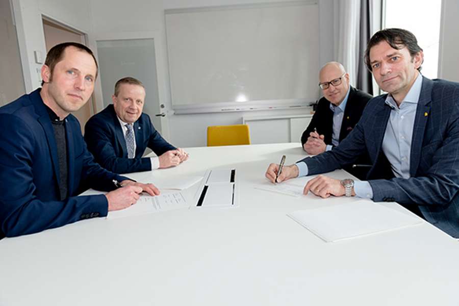Kontraktsignering Uppsala kommun och Bonnier Fastigheter