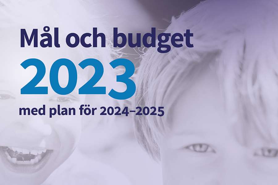 Mål och budget 2023 med plan för 2024-2025
