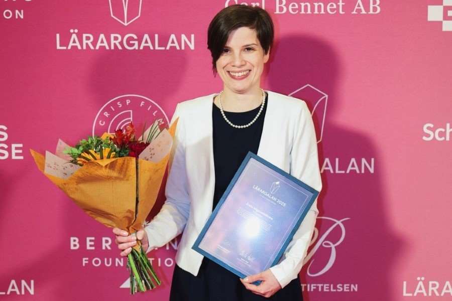 Zrinka Miljan, Årets lärare. Foto: Beatastiftelsen.