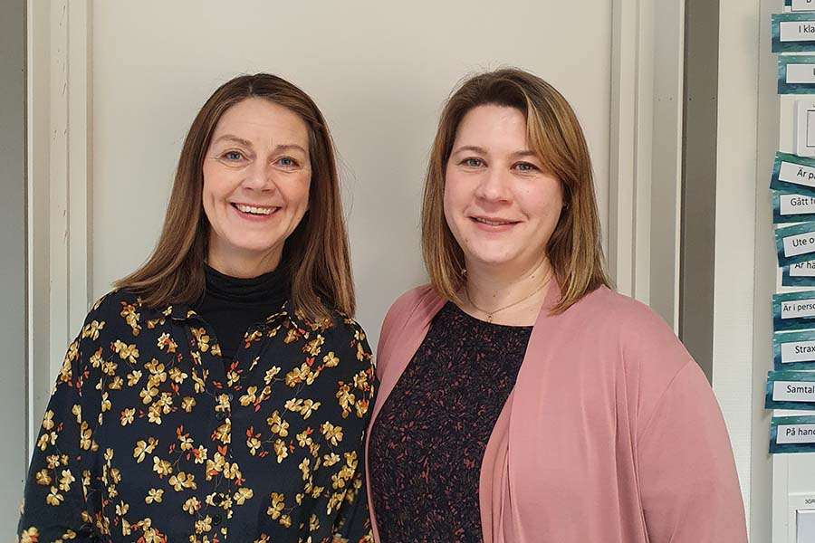 Marie Larsson, skolsköterska Gränbyskolan och Matilda Wallin, skolsköterska Gottsundaskolan