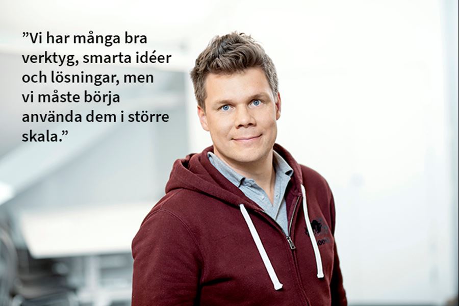 Lars Johansson, Innovationsledare Klimatfärdplan Uppsala och Stuns Hållbara Samhällen.