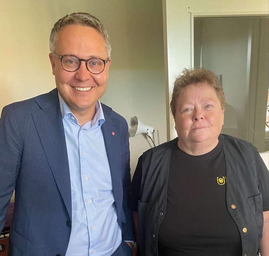 Johan Danielsson och Lisbet Söderlund