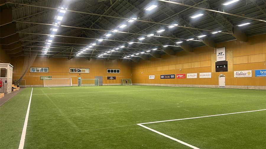 Konstgräsplan ionomhus