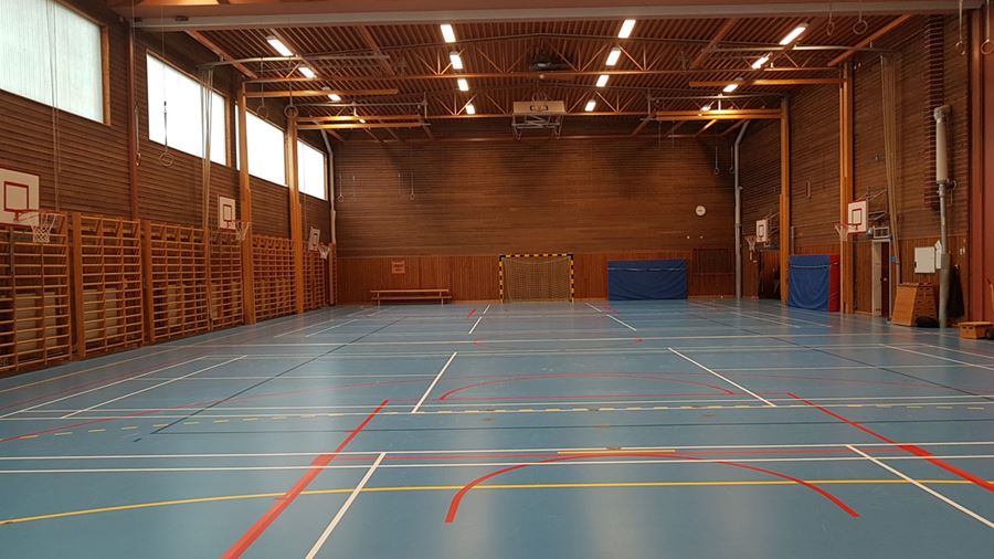 Bälinge skola stor idrottshall
