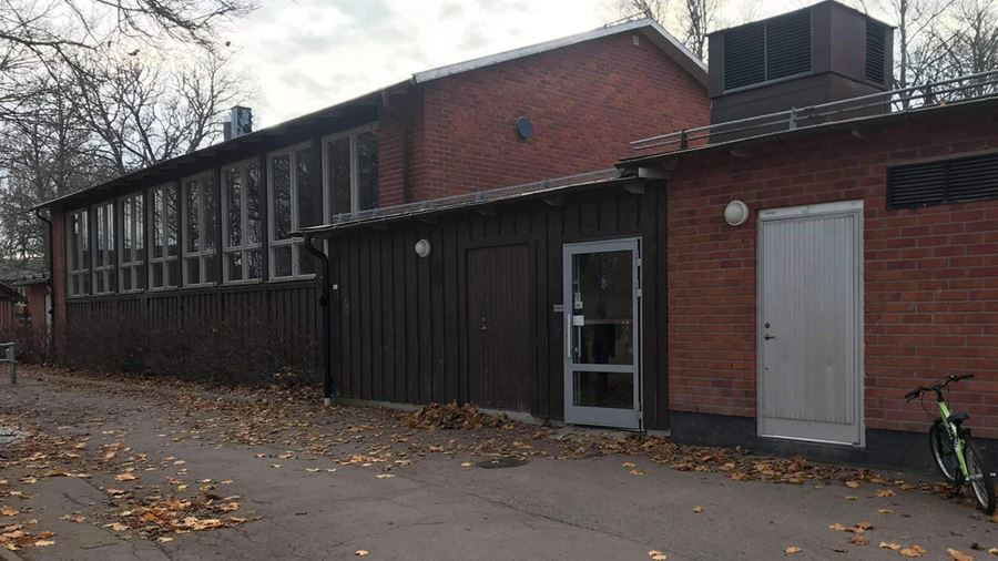 Bälinge skola entré