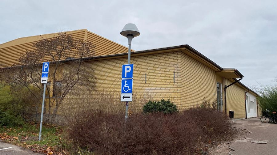 Bolandgymnasiet idrottshall entré