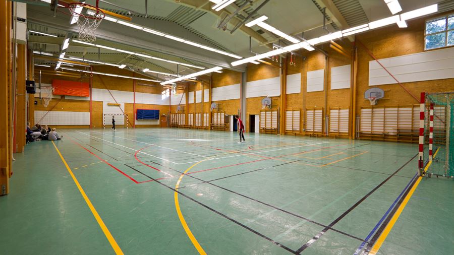 Lundellskaskolan Gymnastiksal stor