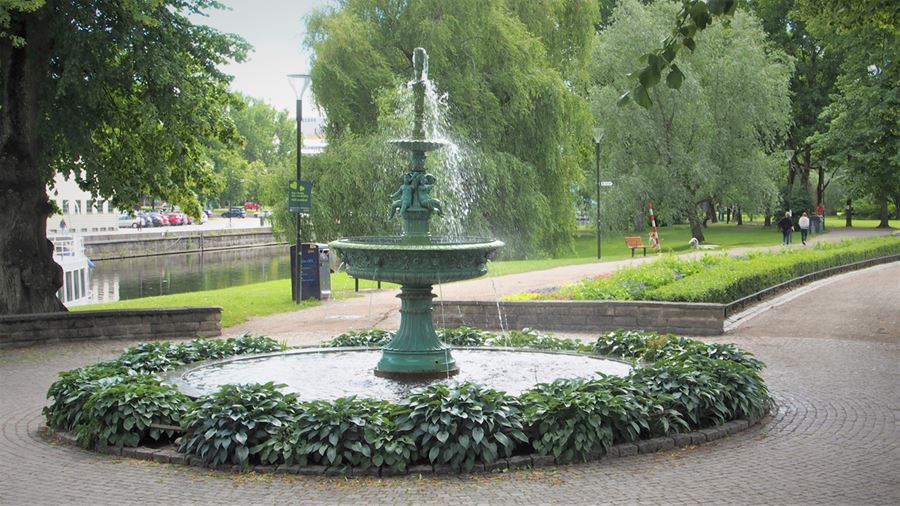 Fontän i Stadsträdgården.
