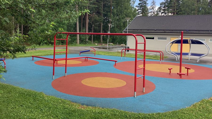 Utegymmet vid Sävja IP.