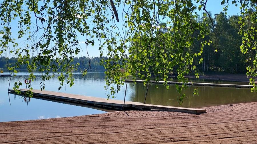 Brygga i Långsjön