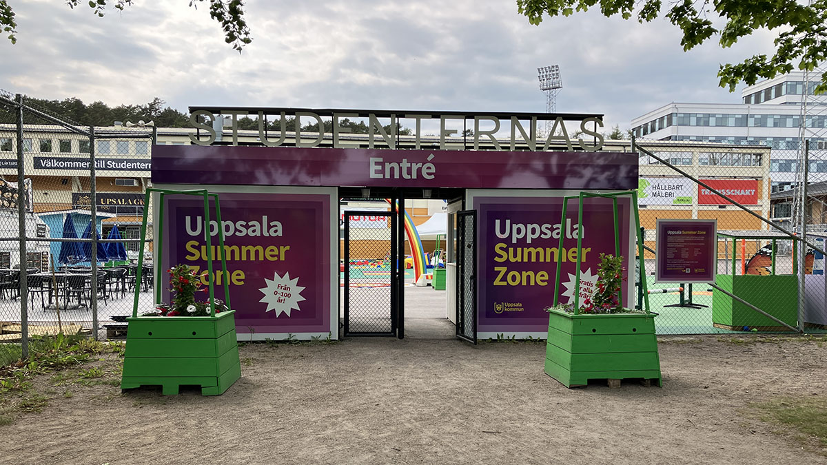 Ingången till Uppsala Summerzone.